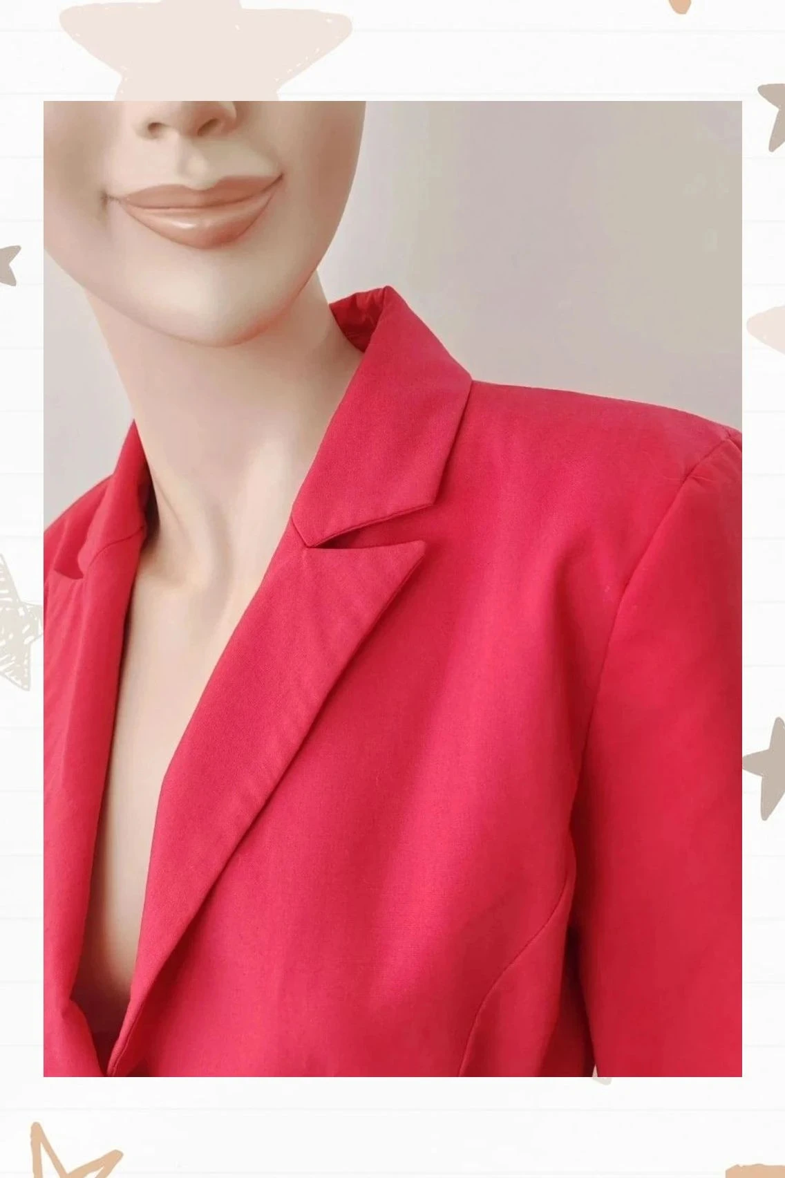 Precious fuchsia Zara blazer dress – photo 2